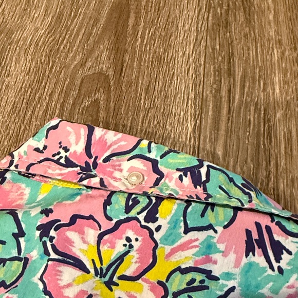 Like New Chubbies Hawaiian Popover Polo Shirt Button Up - Picture 6 of 6